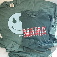Plaid Mama - Spruce Green Sadie Long Sleeve