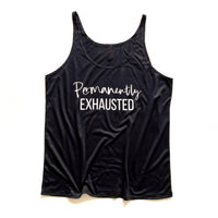 Permanently Exhausted Black - Coco Tank