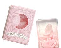 Pink Moon Soap [with Rose Quartz Inside]