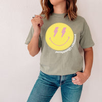Permanently Exhausted Neutral Happy - Sadie Tee