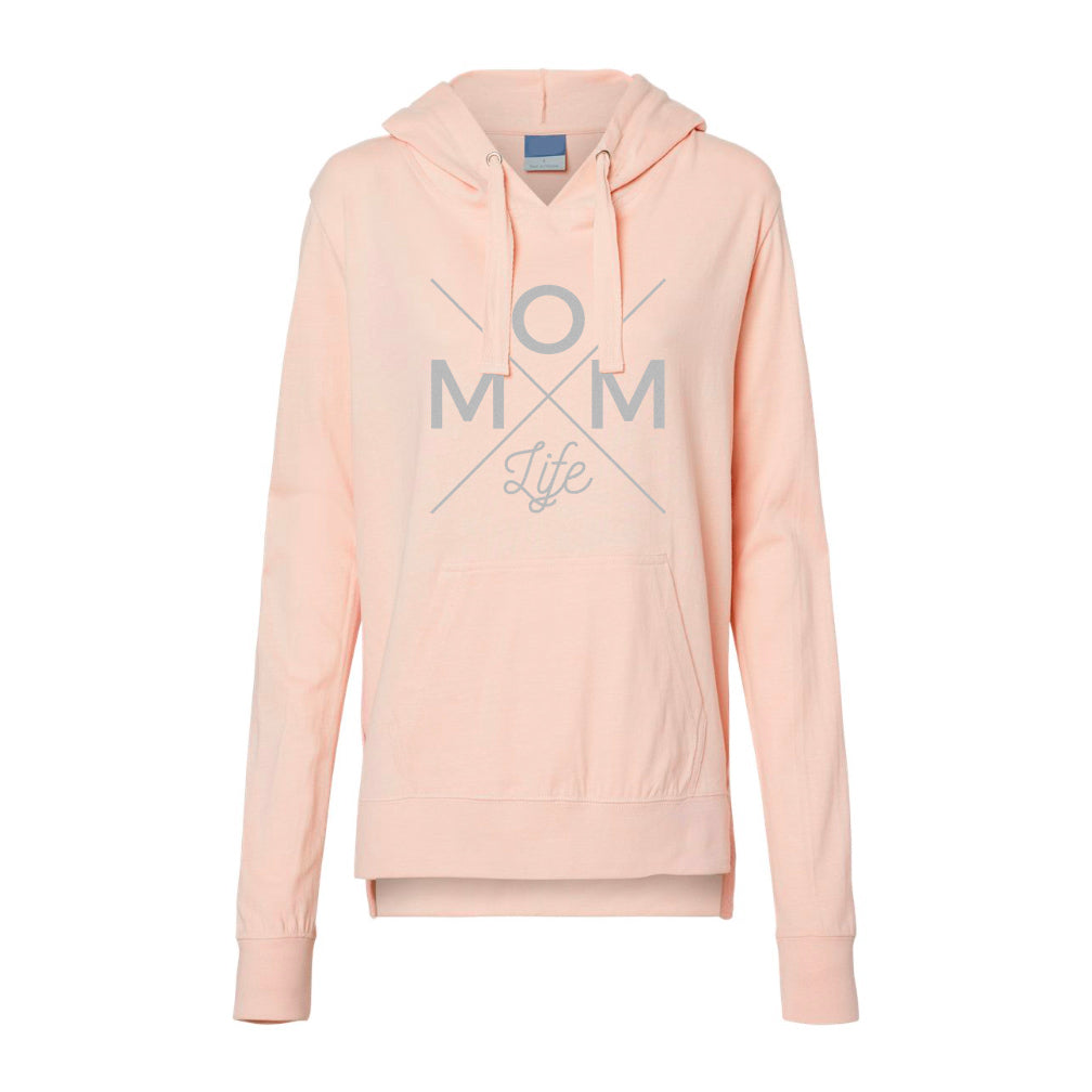 Mom Life Hooded Jersey Long Sleeve [ships in 2-4 business days