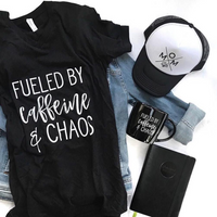 Fueled by Caffeine & Chaos Paige Tee