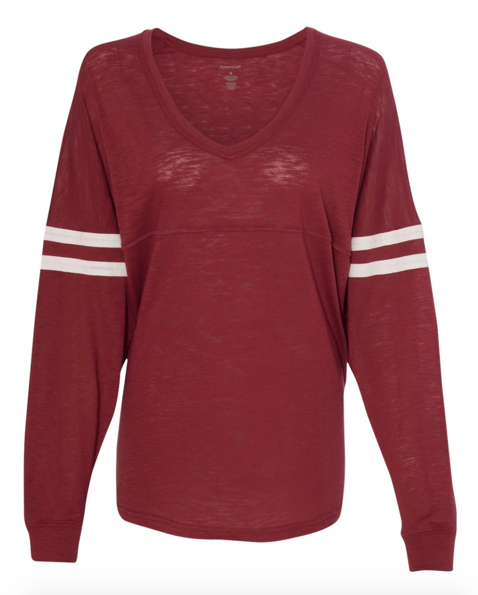 Mom Non Stop Burgundy Spirit Jersey (XS only)