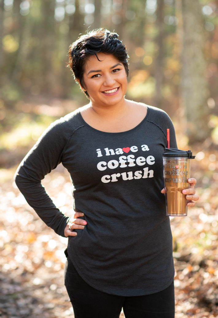 Coffee Crush Long Sleeve Women's Fit Tunic [ships in 3-5 business days]