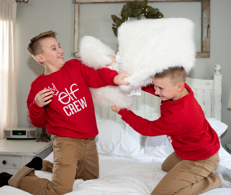 Elf Crew Kids Christmas Tee + Pullover [Ships in 5-7 business days]