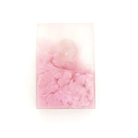 Pink Moon Soap [with Rose Quartz Inside]