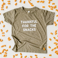 Thankful for the Snacks Kids Tee