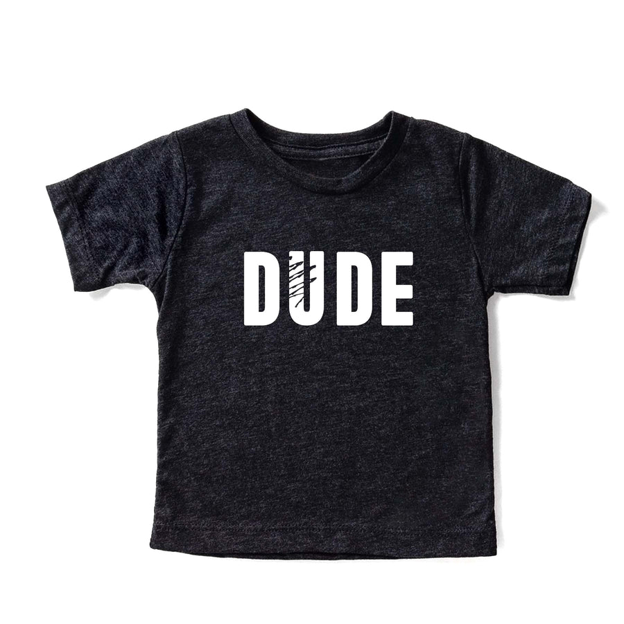 DUDE Charcoal Kids Top [ships in 3-5 business days]