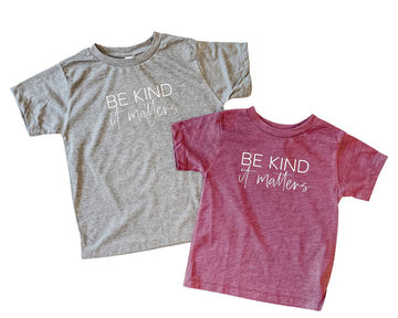 Be Kind It Matters Kids Tee
