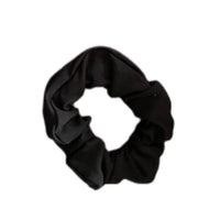 Black Handmade Scrunchie [ships in 3-5 business days]