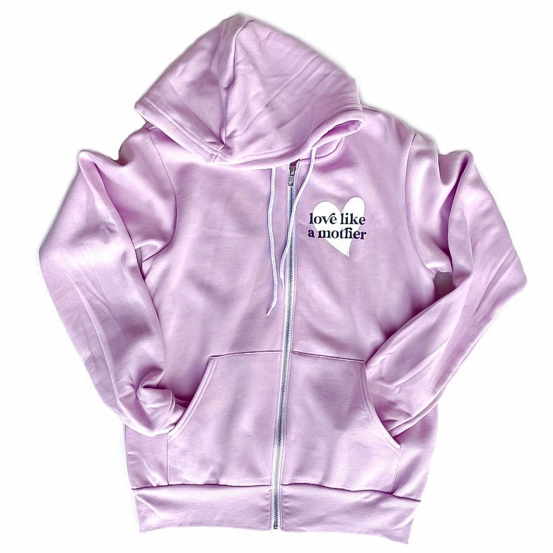 Lilac Love Like a Mother Hoodie [Ships in 3-5 Business Days]