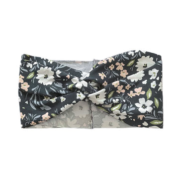 Navy Floral Women's Headband [ships in 3-5 business days]