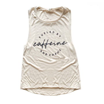 Fueled by Caffeine & Chaos Neutral Muscle Tank [ships in 3-5 business days]