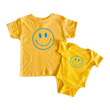 Yellow Happy Kids Top