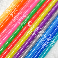 Colorful 10" Straws