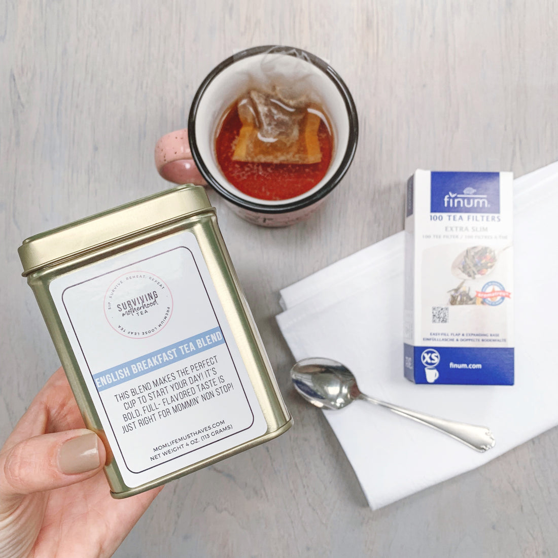 Finum Individual Cup Paper Tea Filters - 100ct.