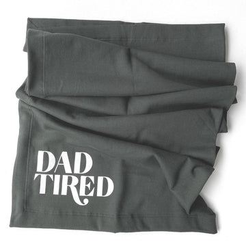 Dad Tired Fleece Blanket