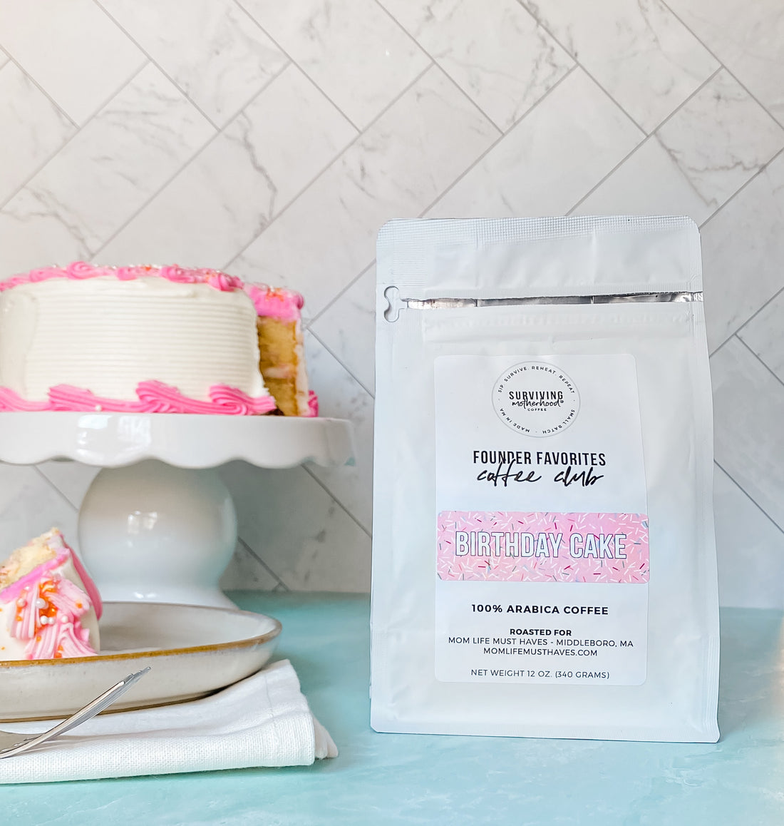 BIRTHDAY CAKE Surviving Motherhood Coffee