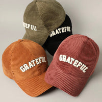 Corduroy Grateful Hat (Rust)